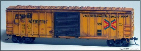 The basic blue box car