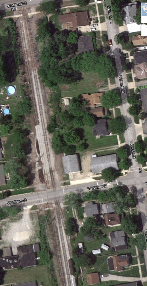 05 - North yard and approaches - close up