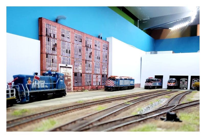 Image 6: Aaron's use of photorealistic buildings and large buildings add to the scale and apparent size of the layout