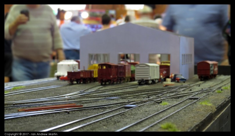 Image 9: A down on the ground view of the 3-road shed.