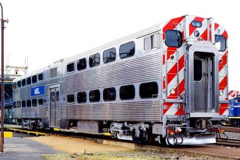 Photo 1: Gallery Type Bi-Level Passenger Car for METRA (Image credit: Nippon Sharyo,Ltd.)