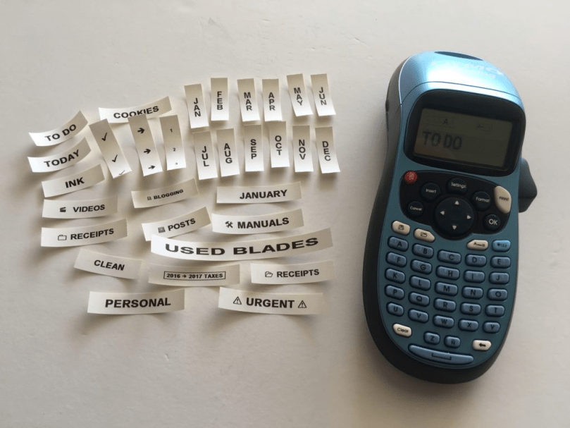 A Dymo Label Maker